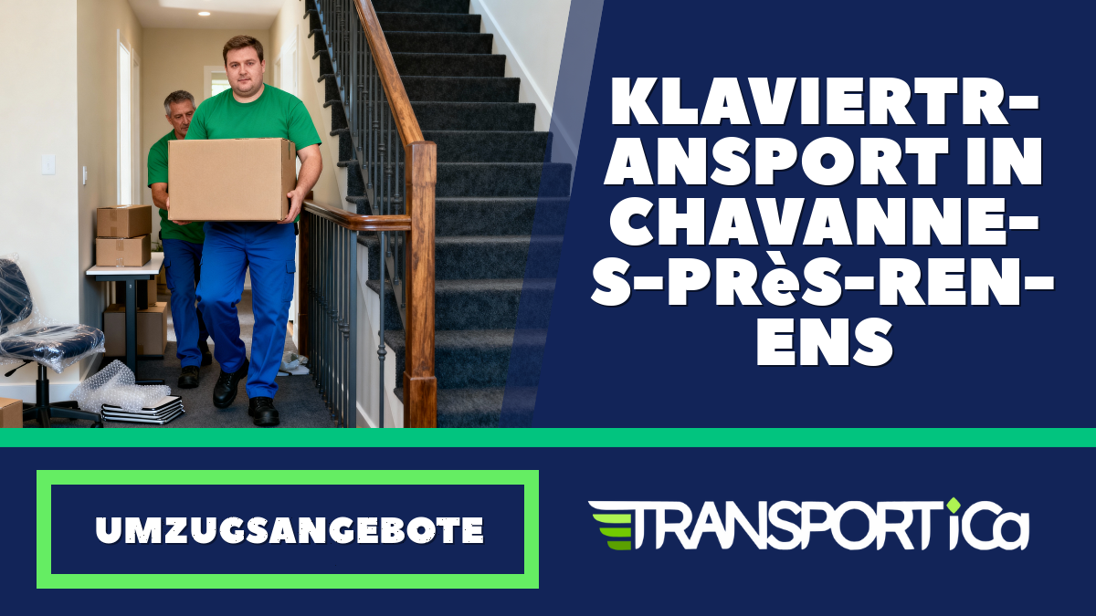 Klaviertransport in Chavannes-près-Renens