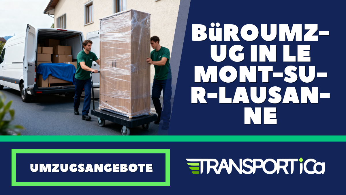 Büroumzug in Le Mont-sur-Lausanne