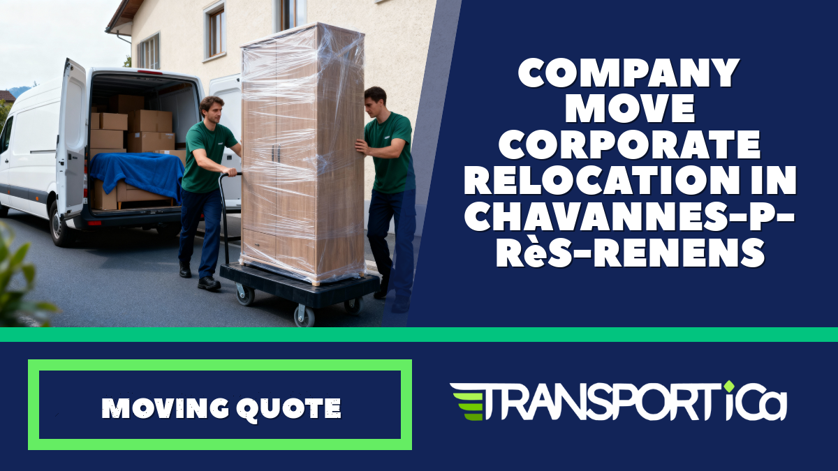 Company move / corporate relocation in Chavannes-près-Renens