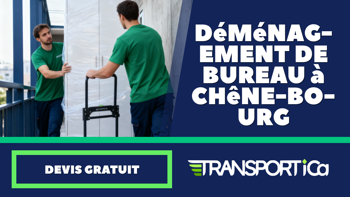 Déménagement de bureau à Chêne-Bourg