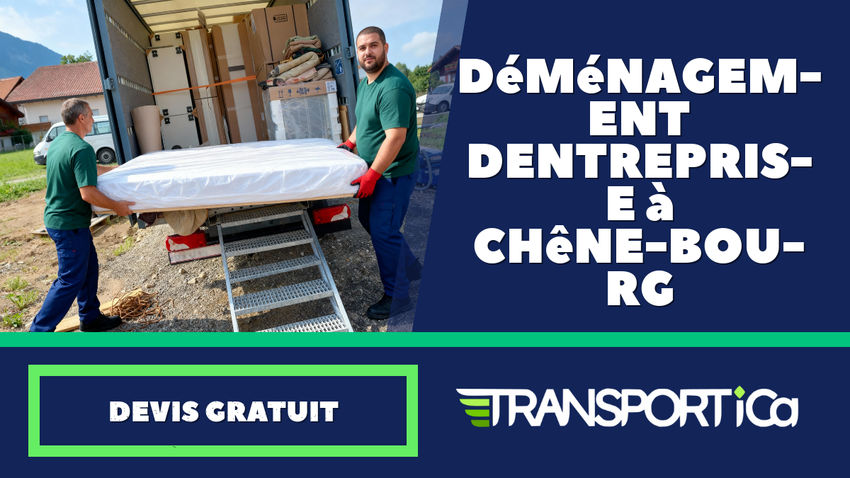 Déménagement d’entreprise à Chêne-Bourg