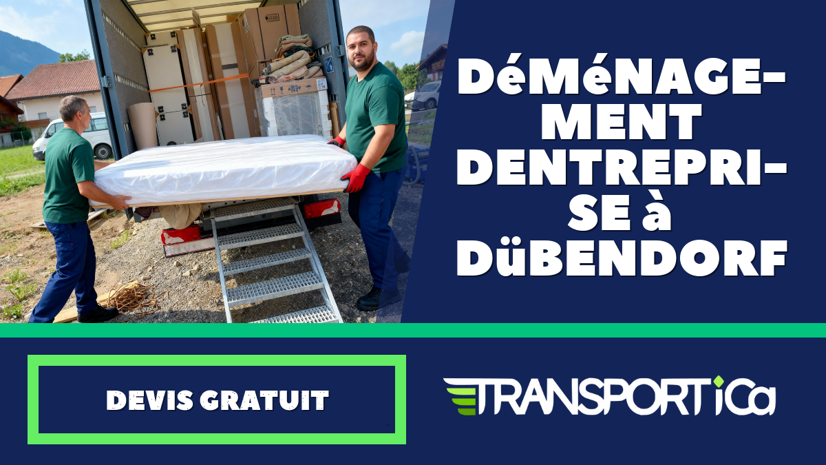 Déménagement d’entreprise à Dübendorf