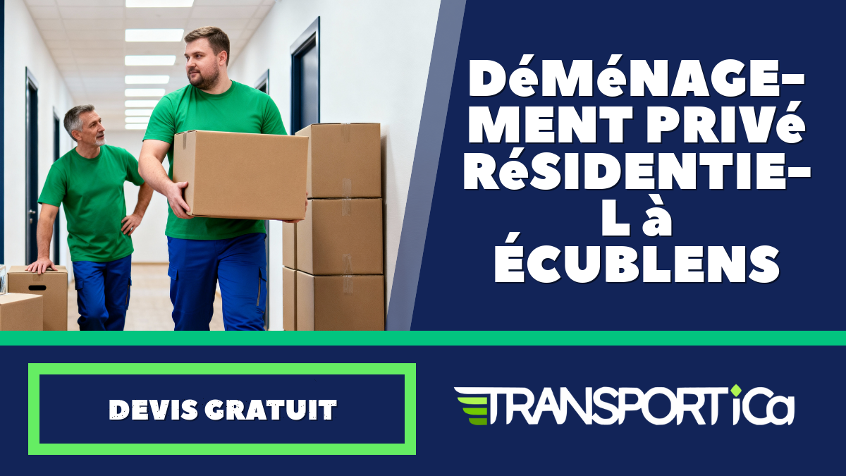 Déménagement privé / résidentiel à Écublens