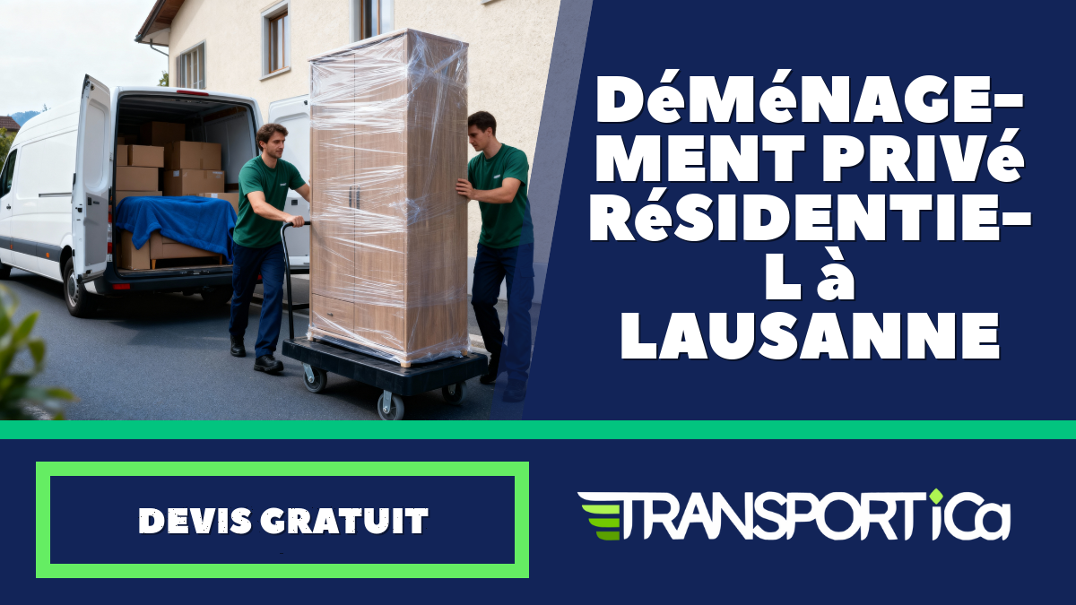 Déménagement privé / résidentiel à Lausanne