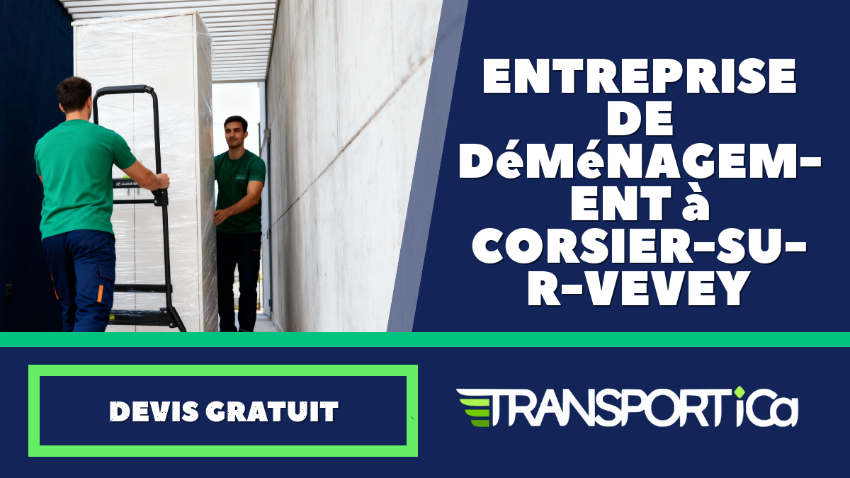Entreprise de déménagement à Corsier-sur-Vevey