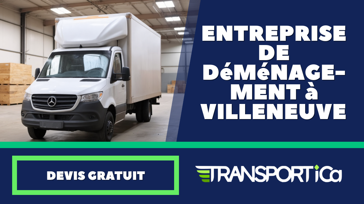 Entreprise de déménagement à Villeneuve