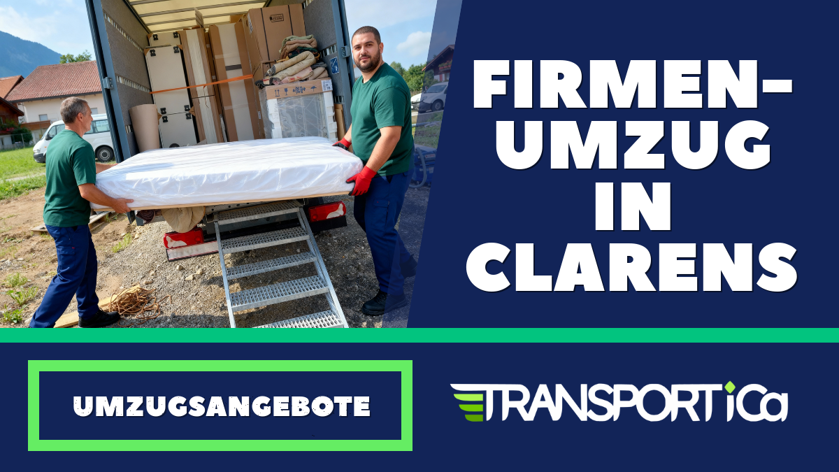 Firmenumzug in Clarens