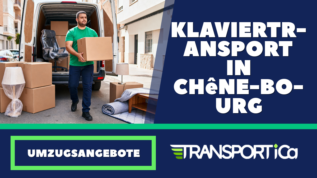 Klaviertransport in Chêne-Bourg