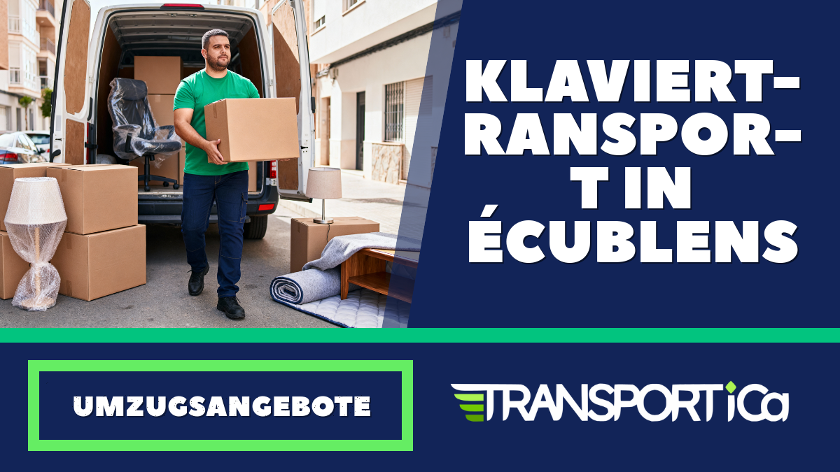 Klaviertransport in Écublens