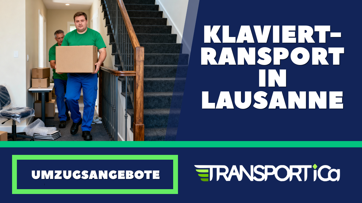 Klaviertransport in Lausanne