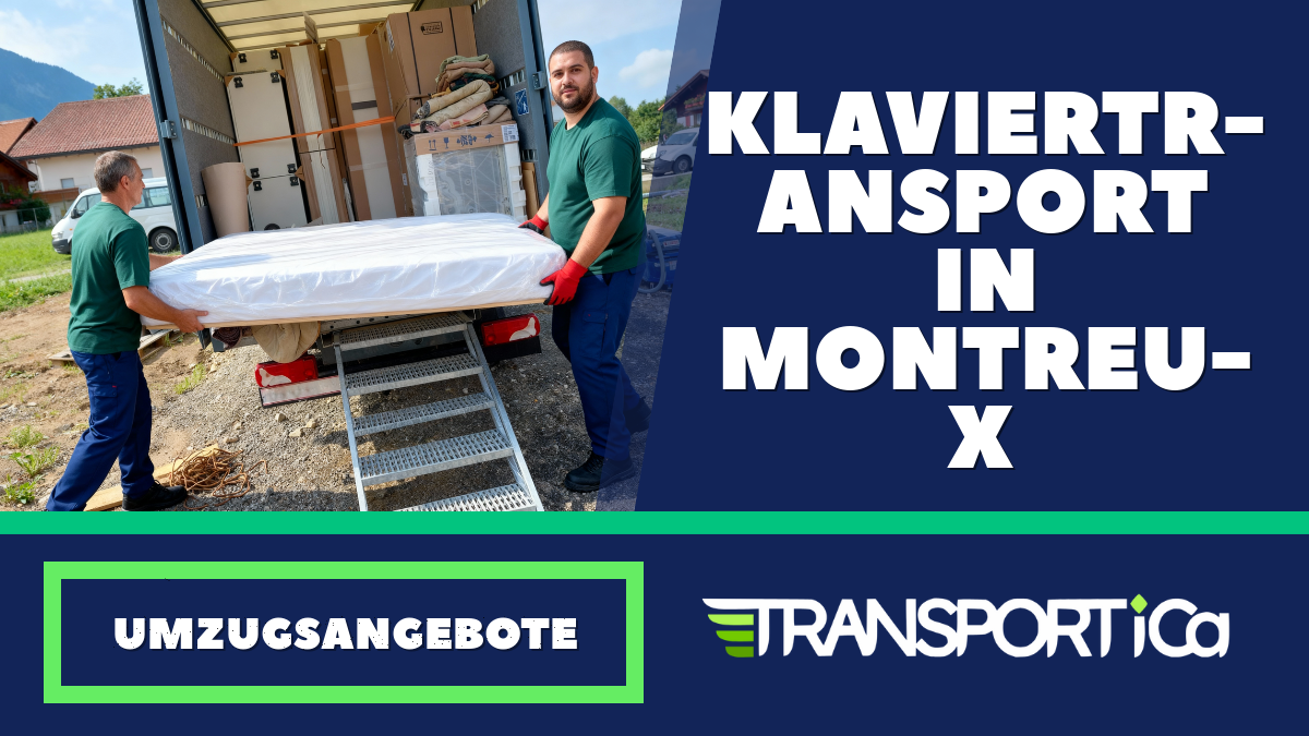 Klaviertransport in Montreux