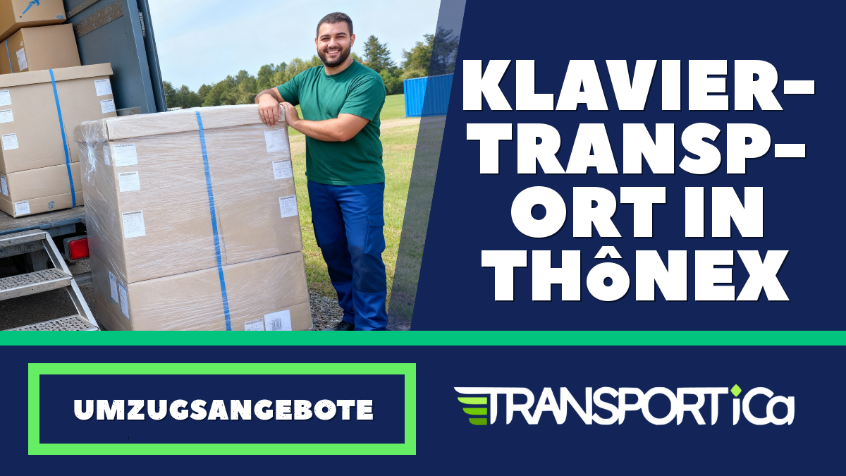 Klaviertransport in Thônex