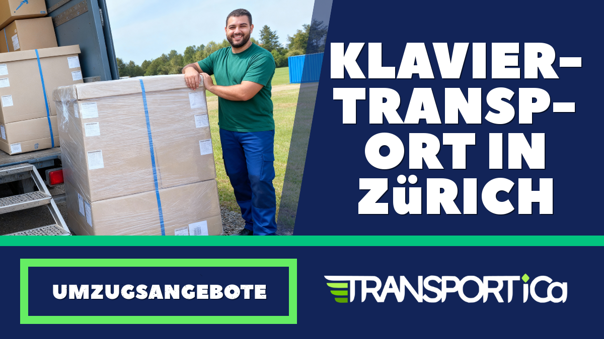 Klaviertransport in Zürich