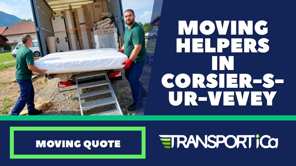 Moving helpers in Corsier-sur-Vevey