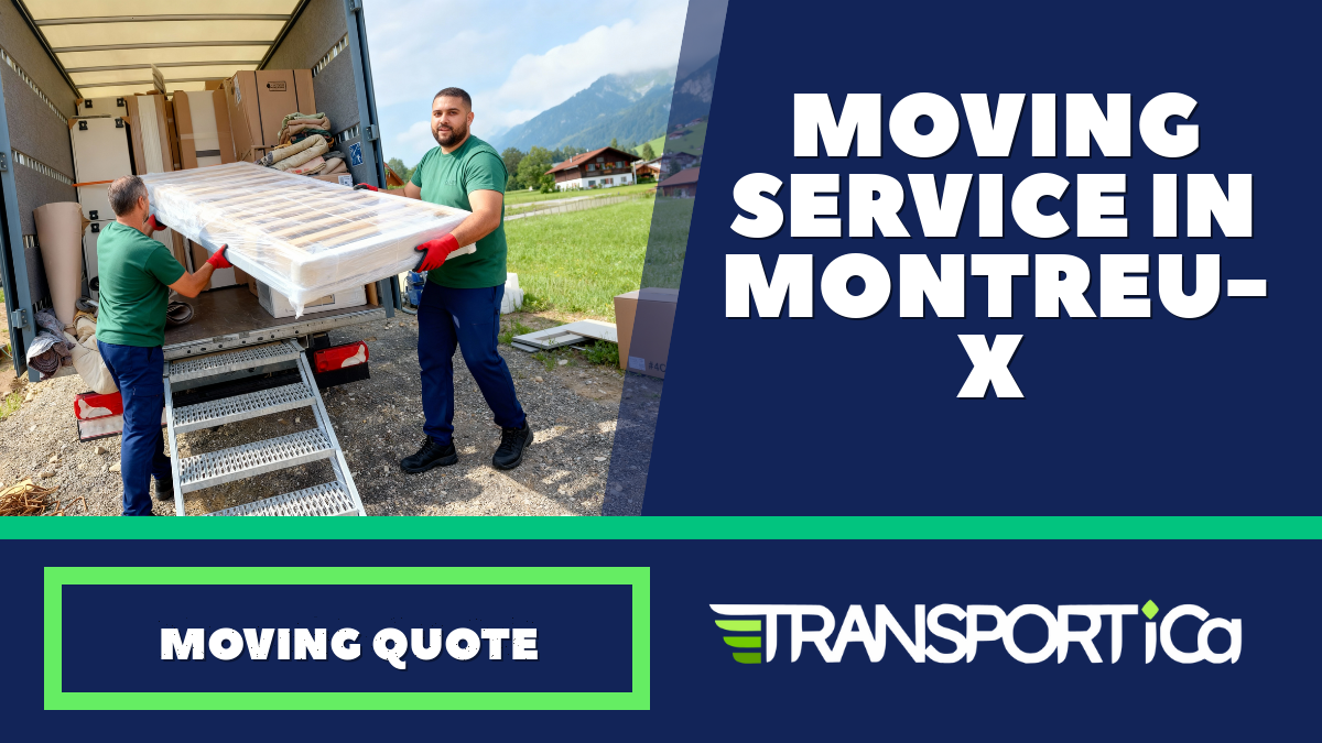 Moving service in Montreux