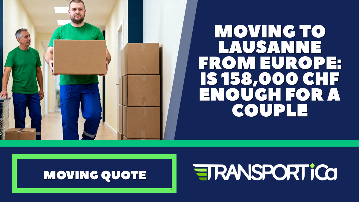 Moving to Lausanne from Europe: Is 158,000 CHF Enough for a Couple?
