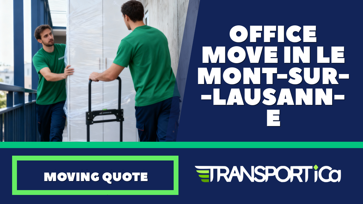 Office move in Le Mont-sur-Lausanne