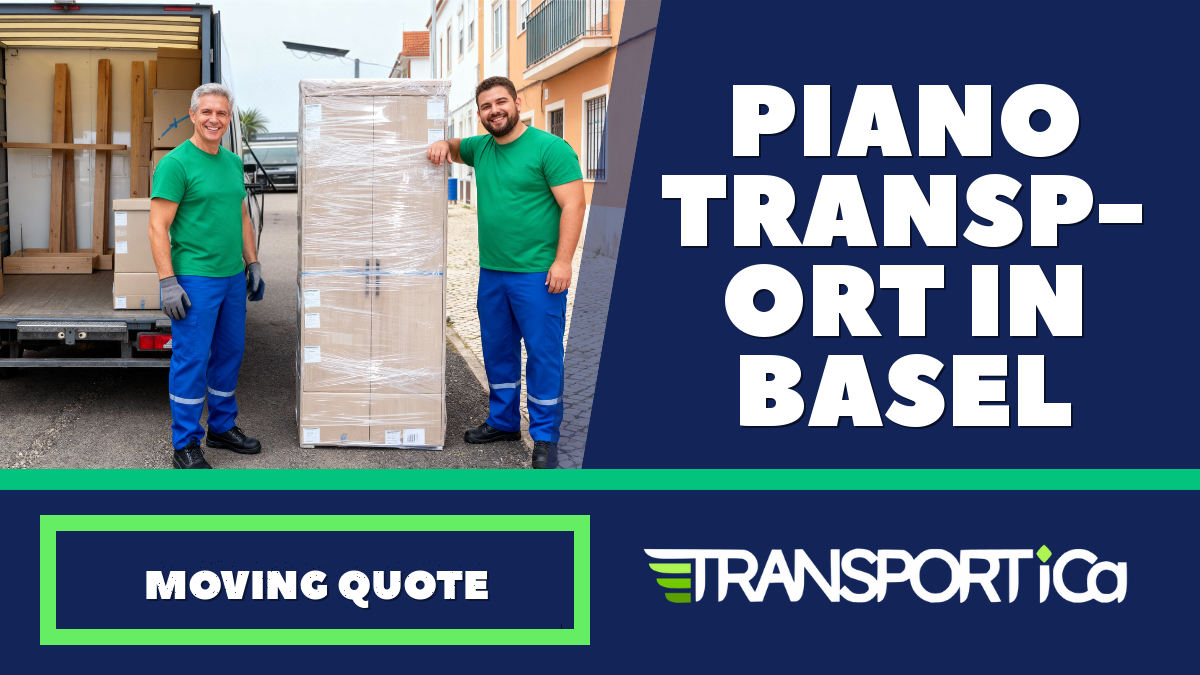Piano transport in Basel