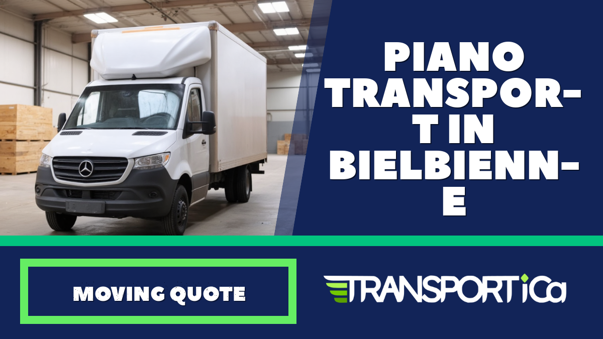 Piano transport in Biel/Bienne