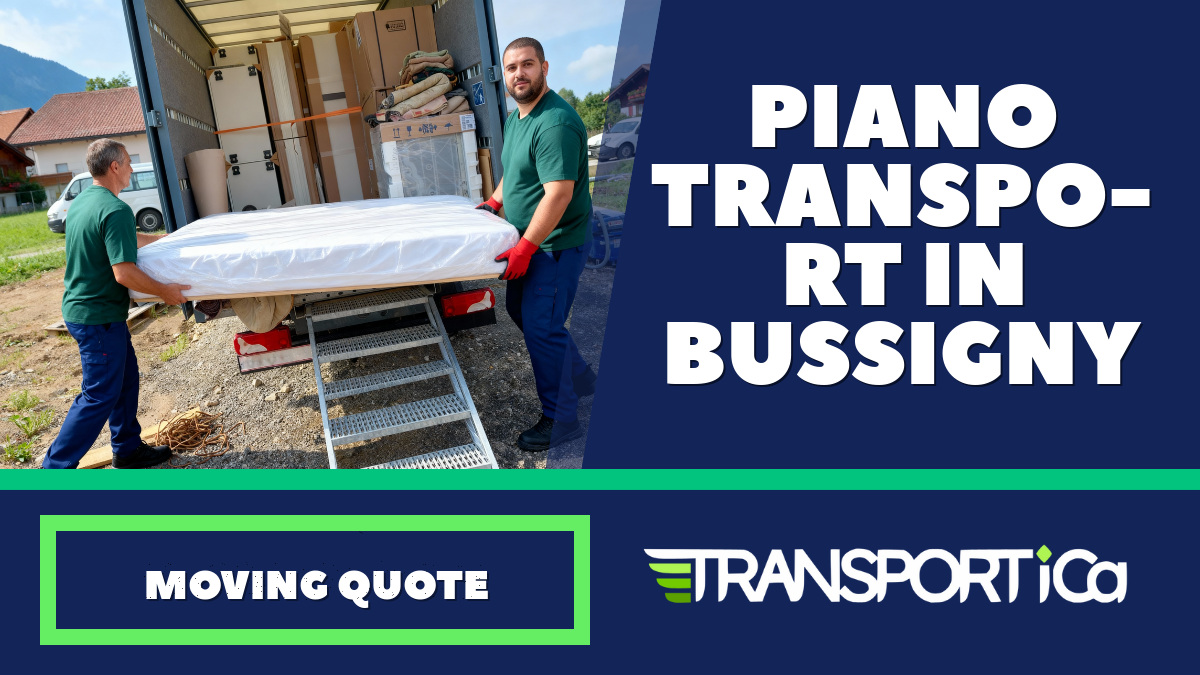 Piano transport in Bussigny