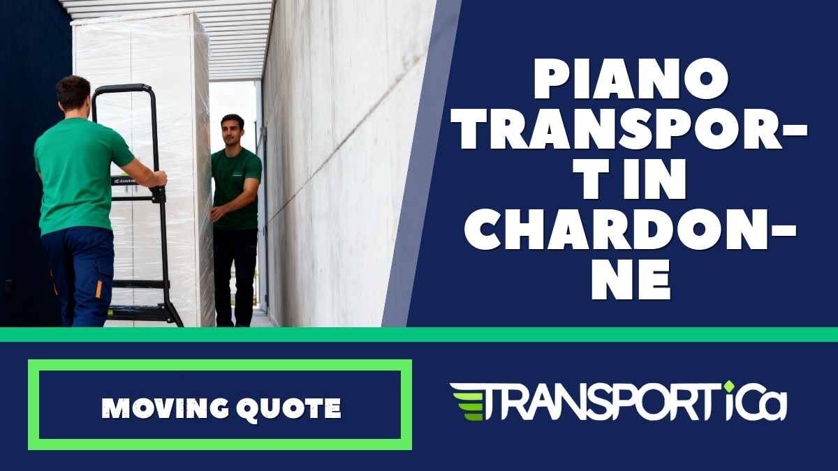 Piano transport in Chardonne