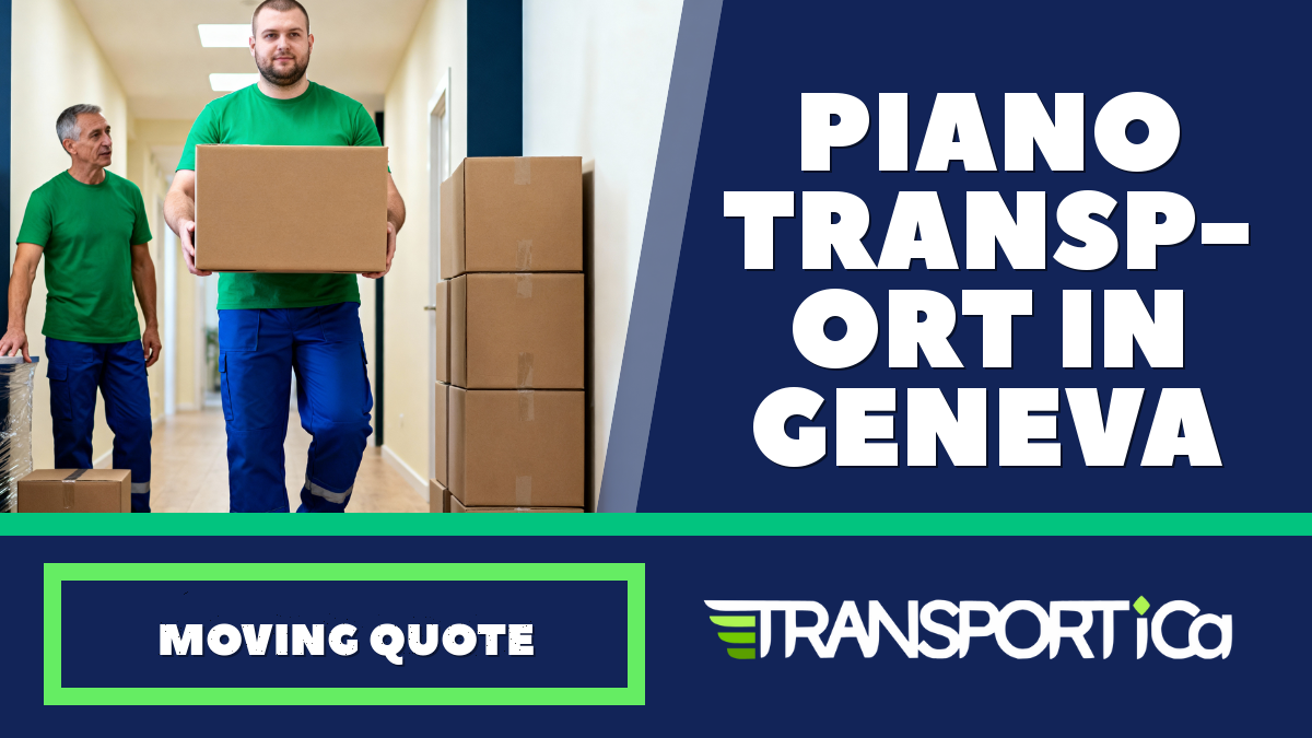 Piano transport in Geneva