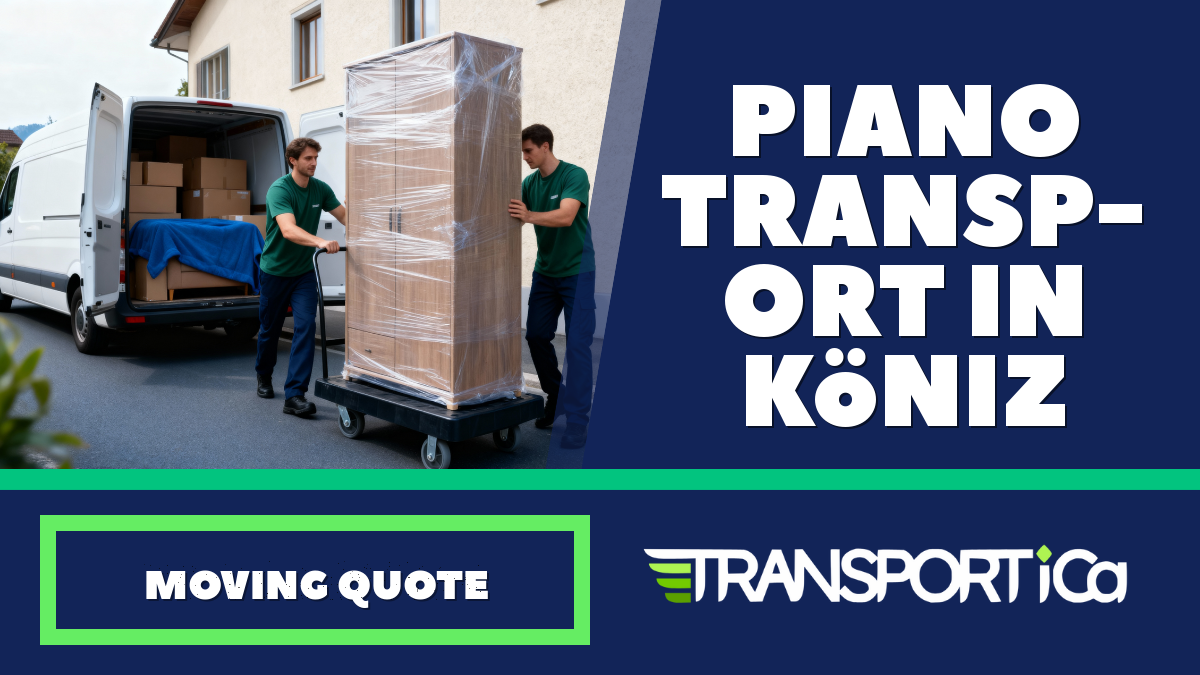 Piano transport in Köniz