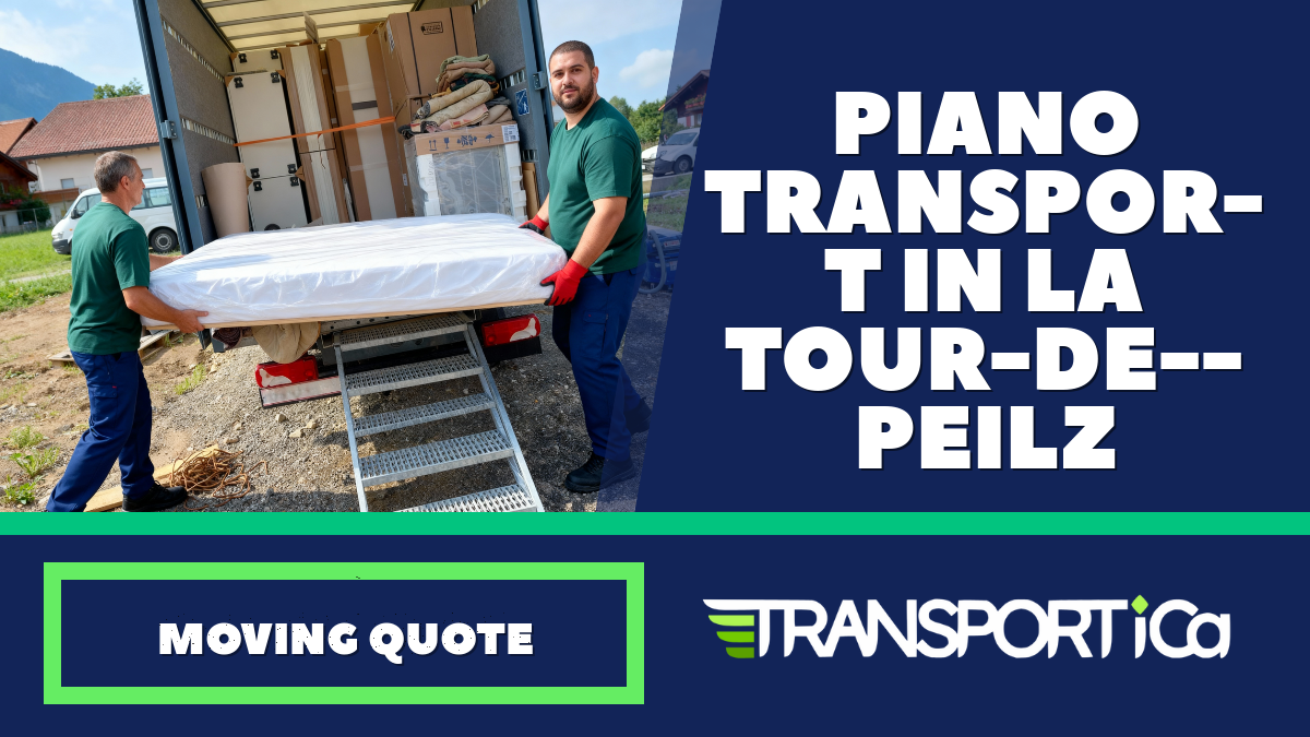 Piano transport in La Tour-de-Peilz
