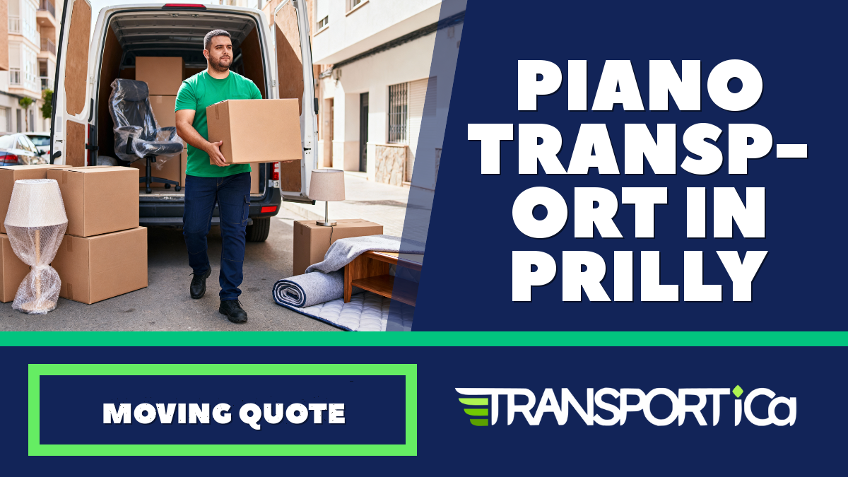 Piano transport in Prilly