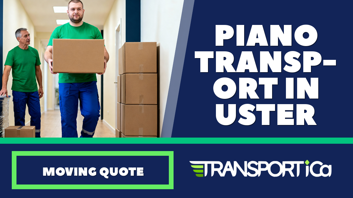 Piano transport in Uster