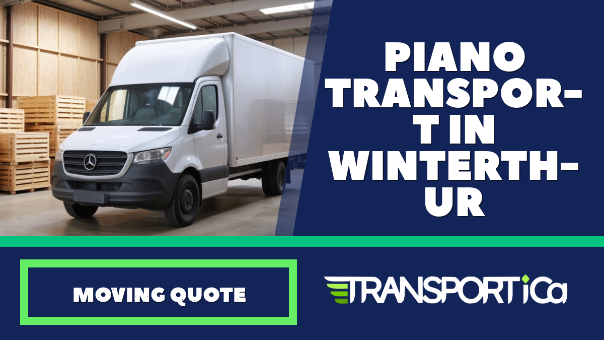 Piano transport in Winterthur