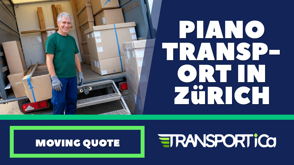 Piano transport in Zürich