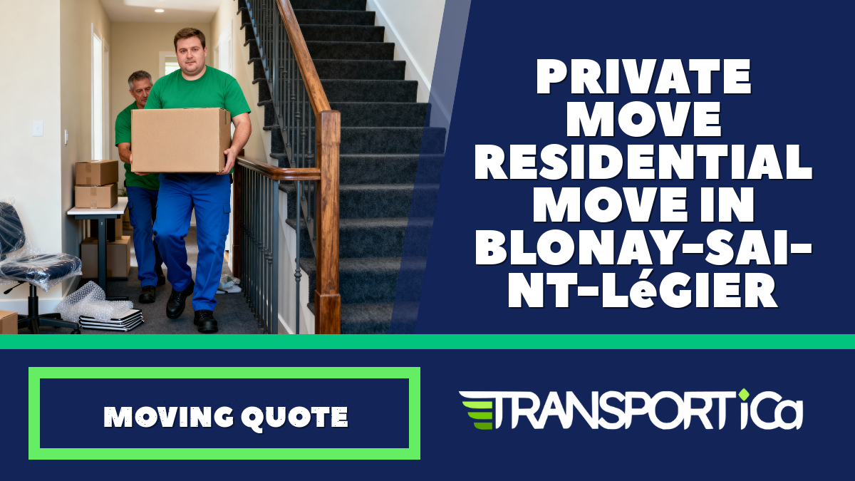 Private move / residential move in Blonay-Saint-Légier