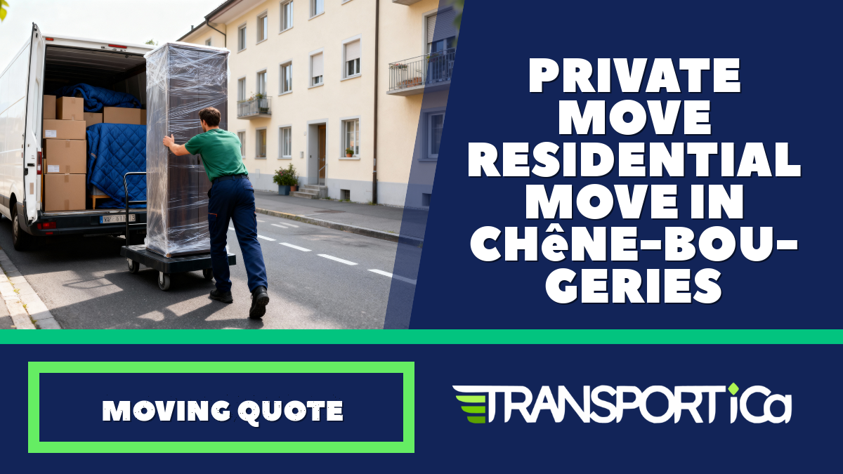 Private move / residential move in Chêne-Bougeries