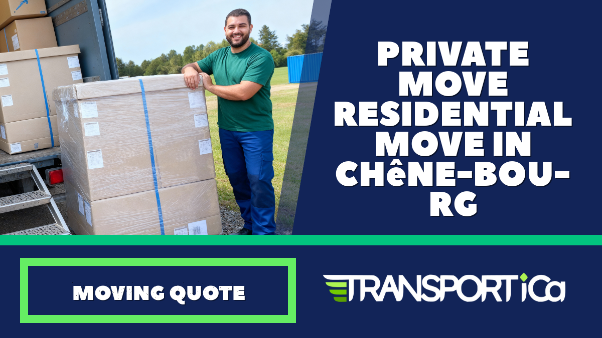 Private move / residential move in Chêne-Bourg