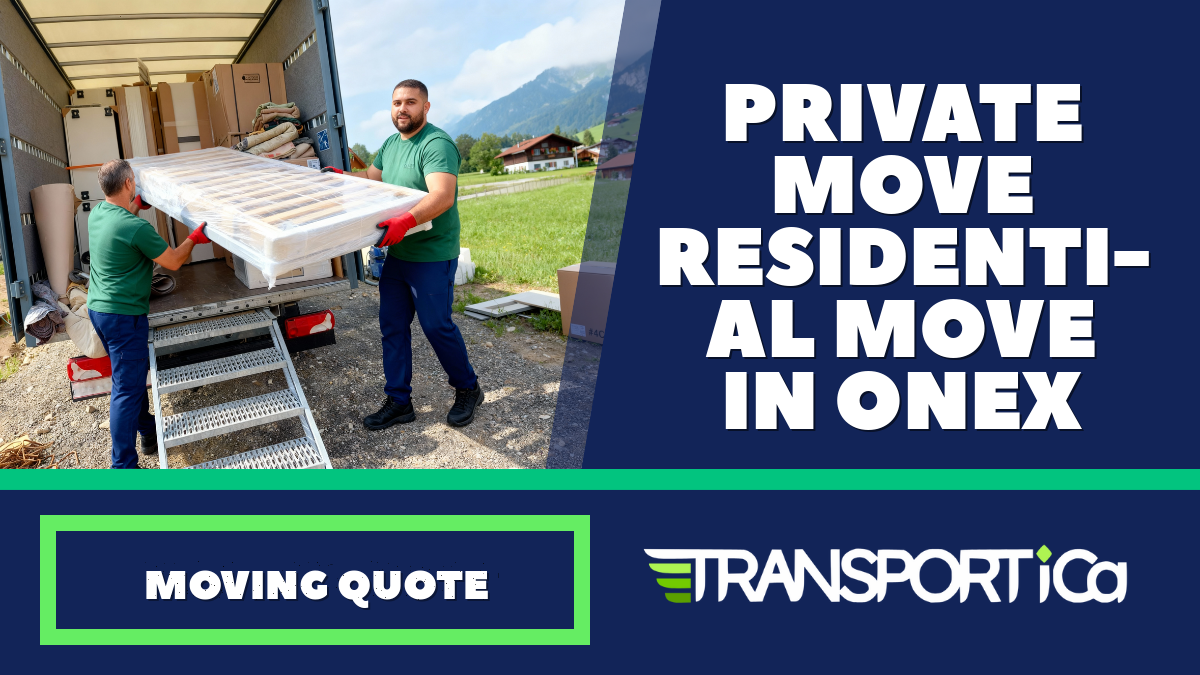 Private move / residential move in Onex