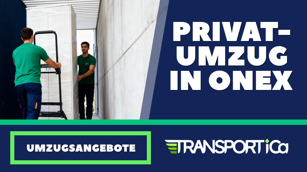 Privatumzug in Onex