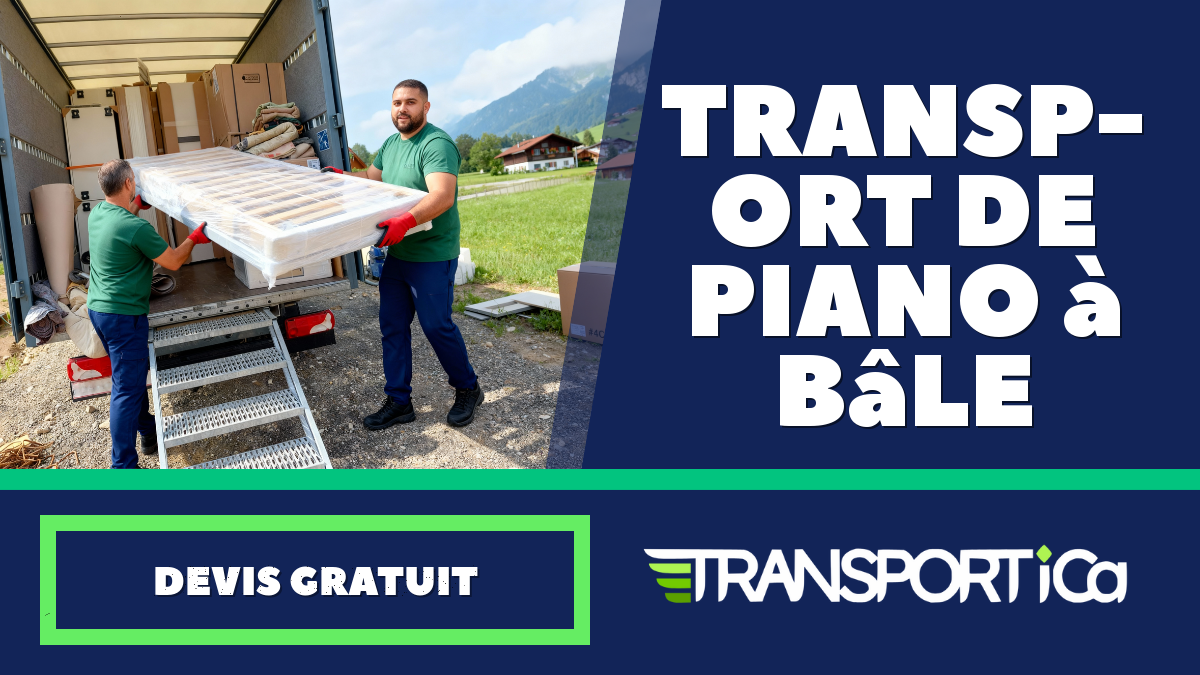 Transport de piano à Bâle