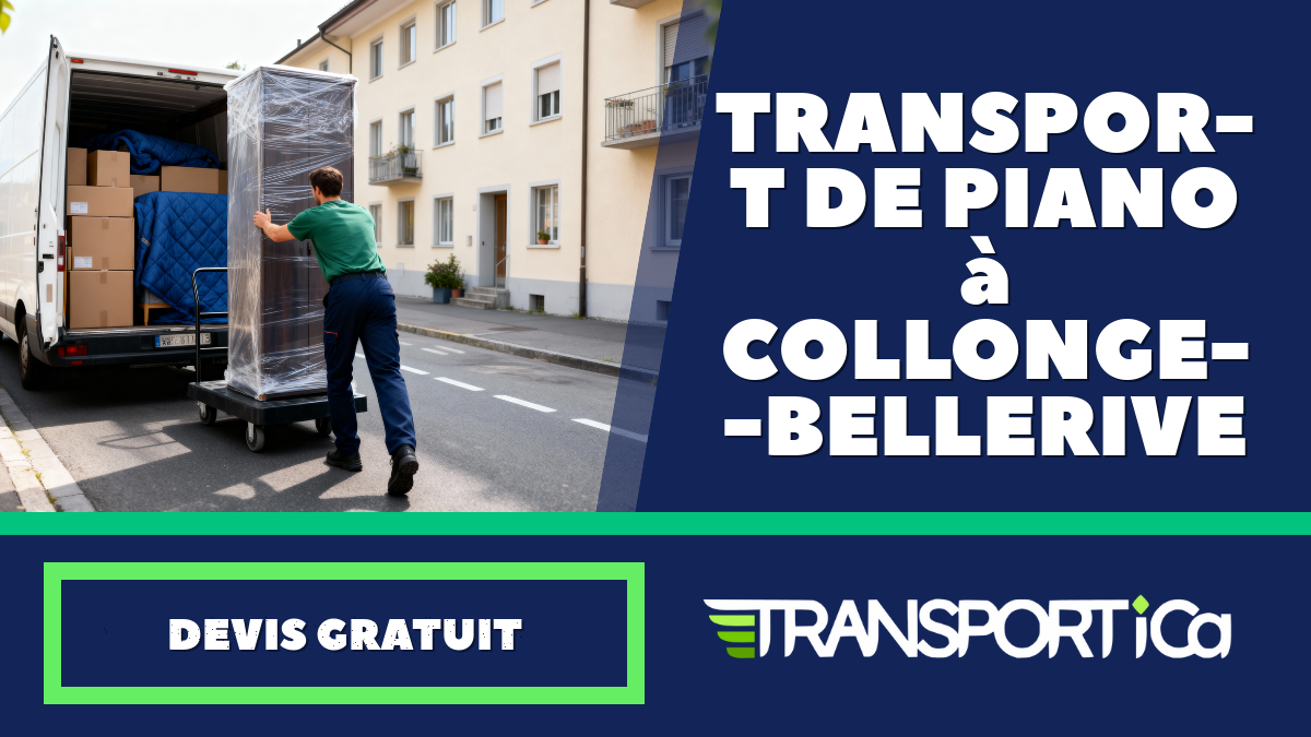 Transport de piano à Collonge-Bellerive