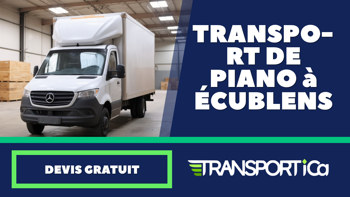 Transport de piano à Écublens