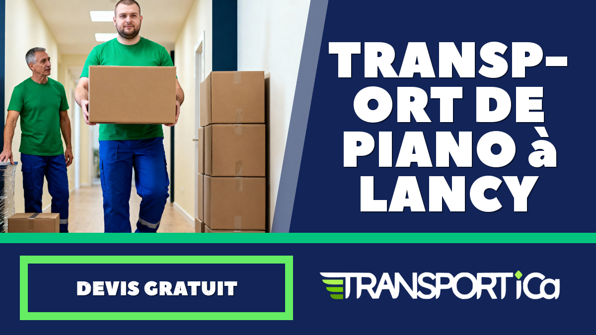 Transport de piano à Lancy