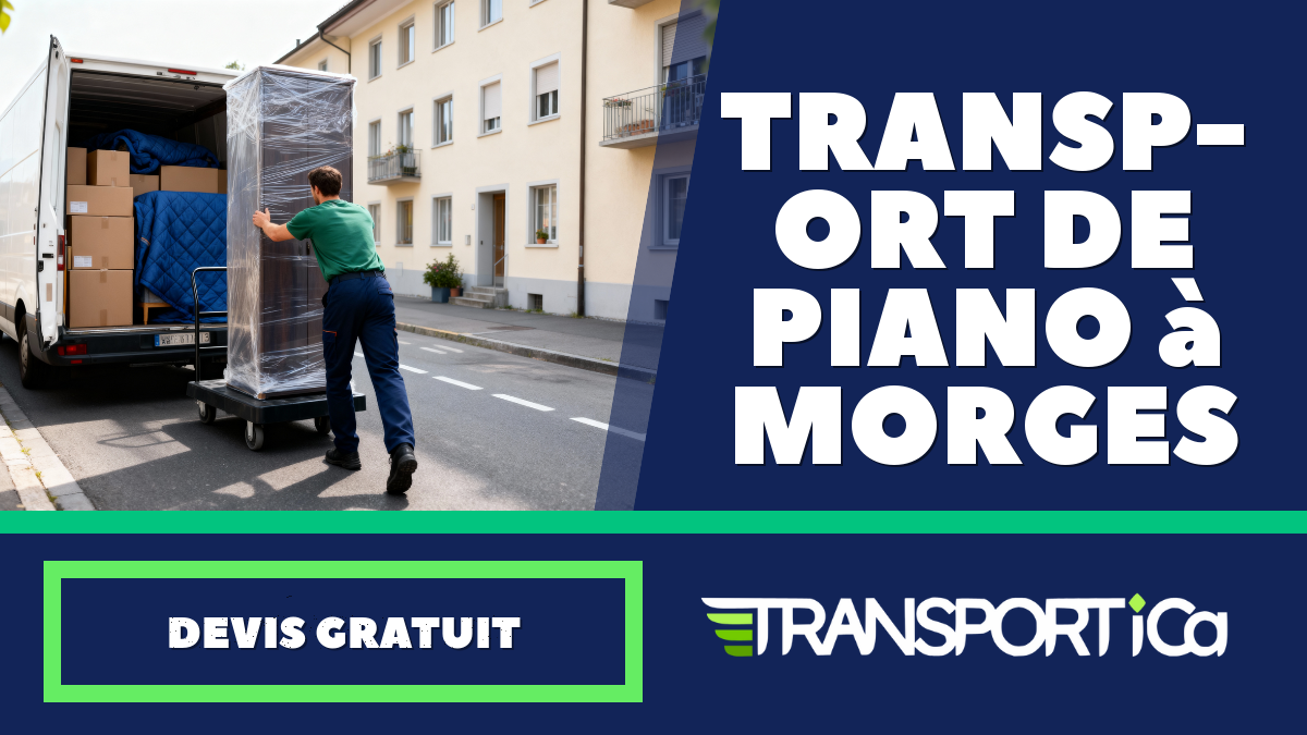 Transport de piano à Morges