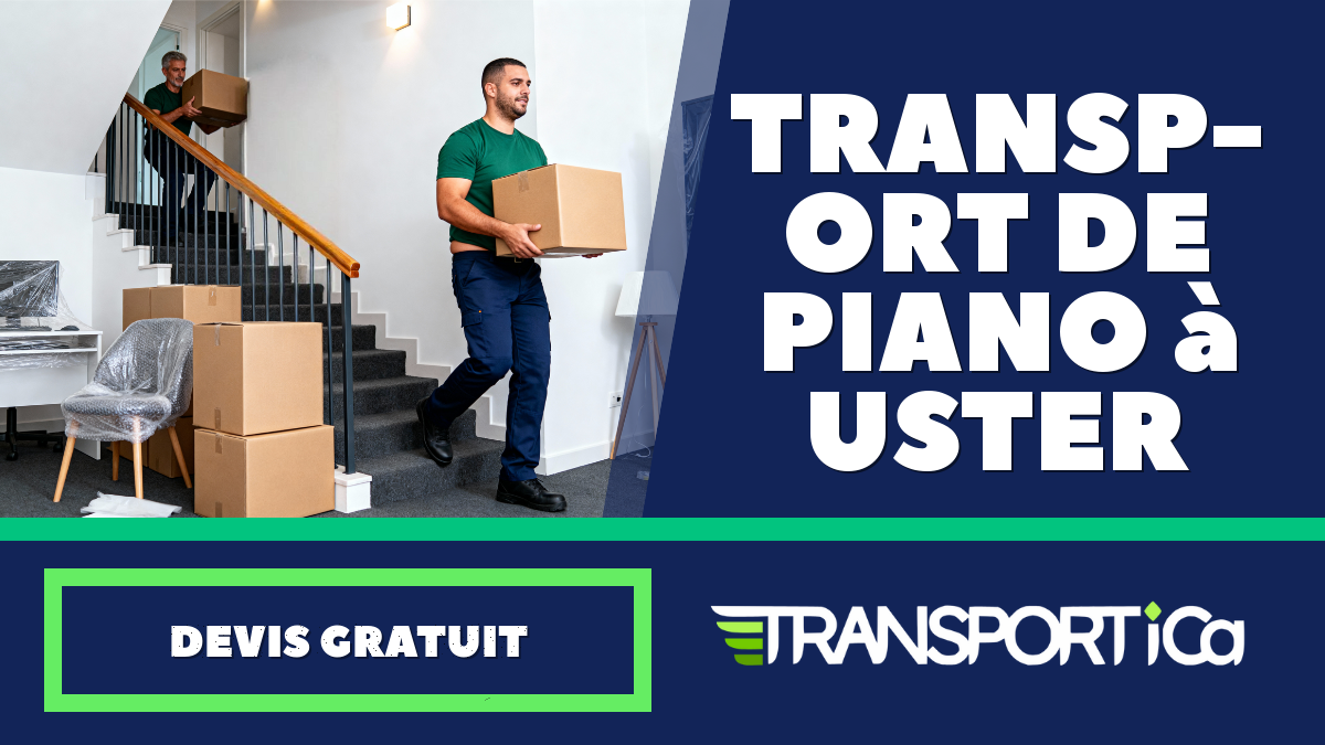 Transport de piano à Uster