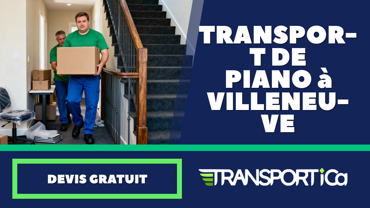 Transport de piano à Villeneuve