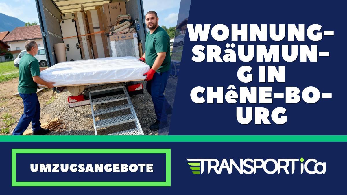 Wohnungsräumung in Chêne-Bourg