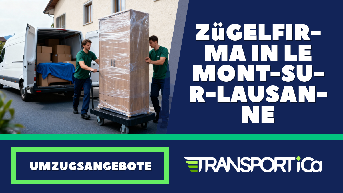 Zügelfirma in Le Mont-sur-Lausanne