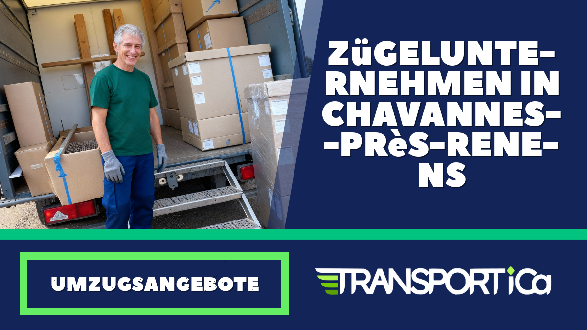 Zügelunternehmen in Chavannes-près-Renens