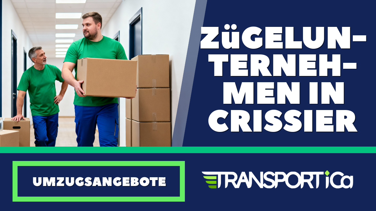 Zügelunternehmen in Crissier