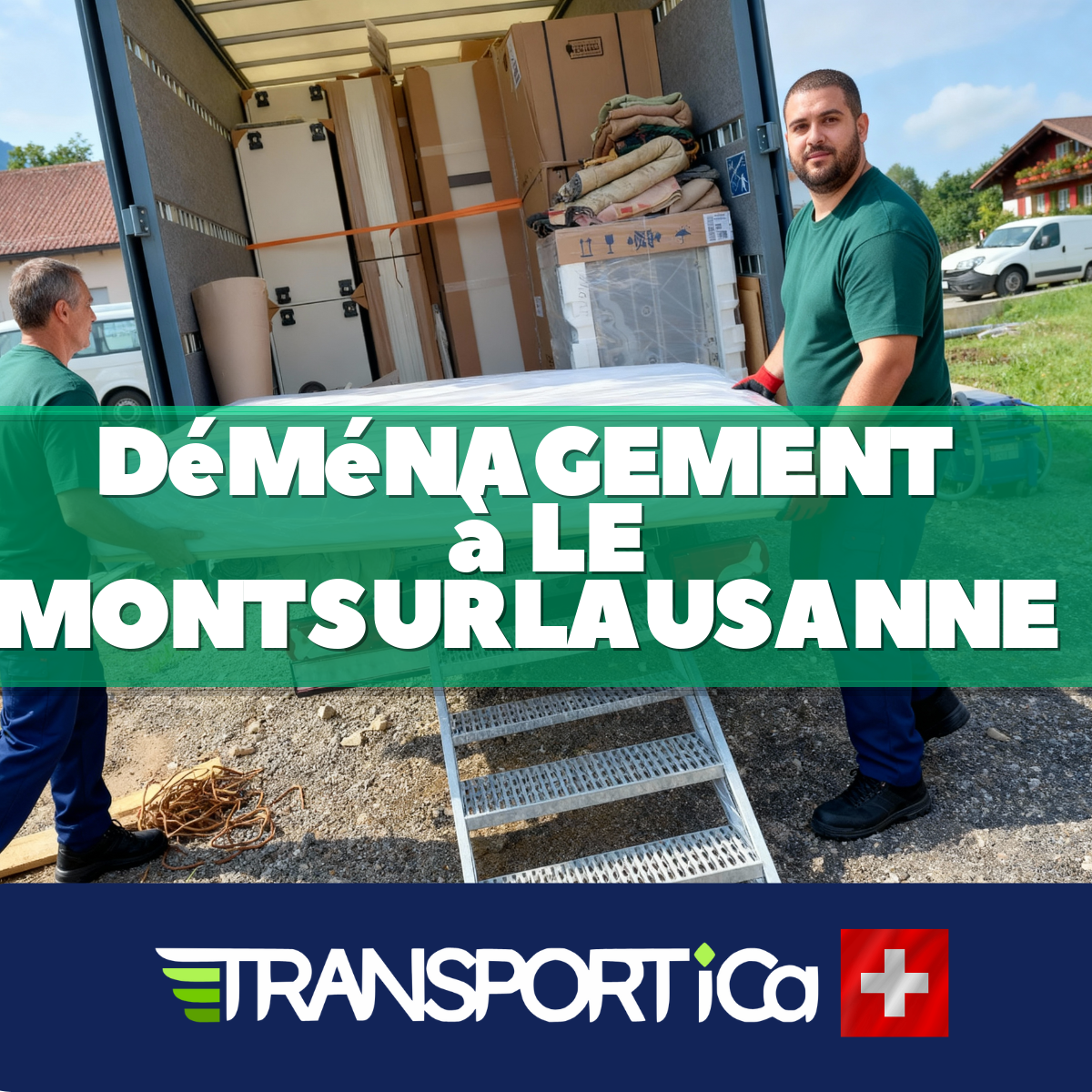 Déménagement d’entreprise à Le Mont-sur-Lausanne