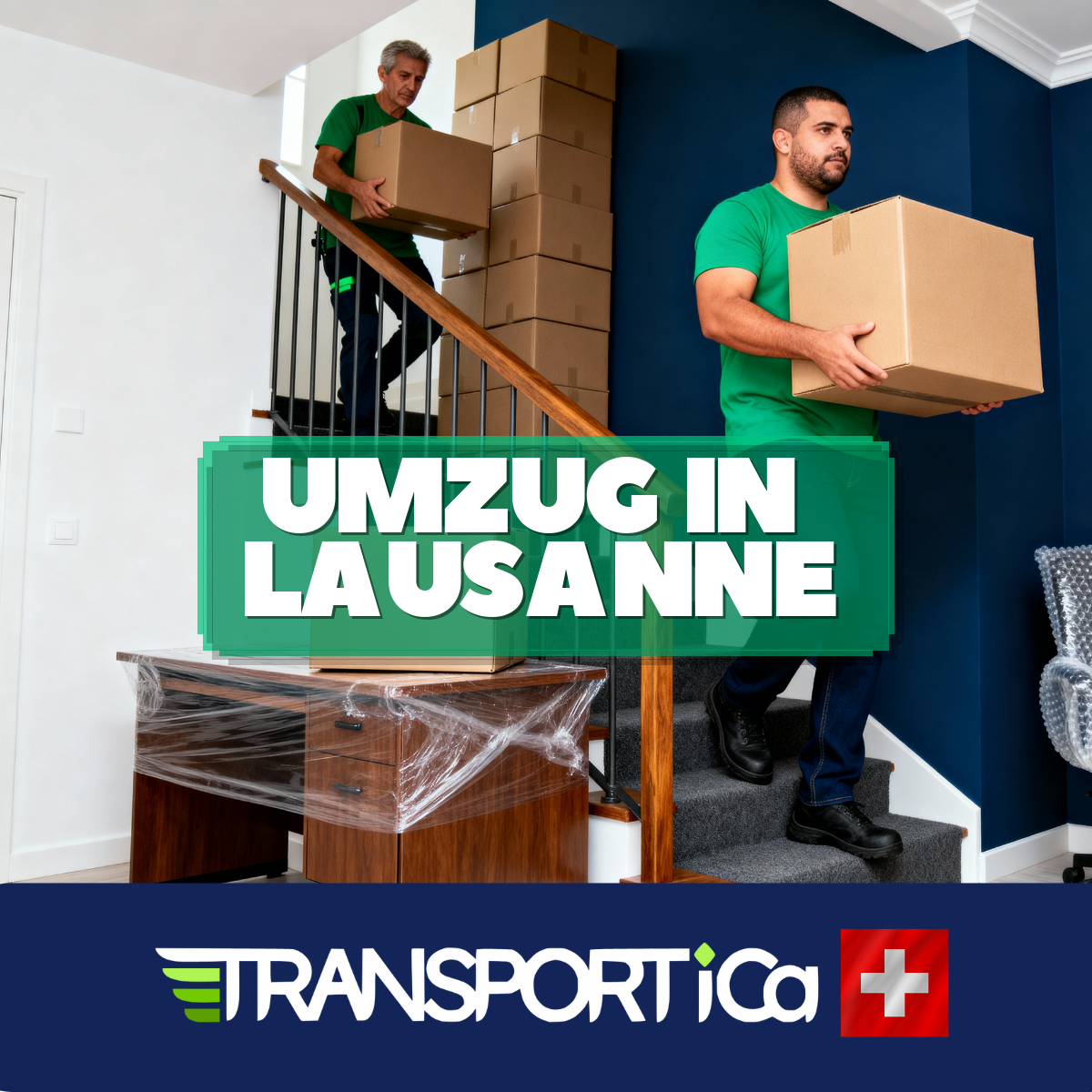 Firmenumzug in Lausanne